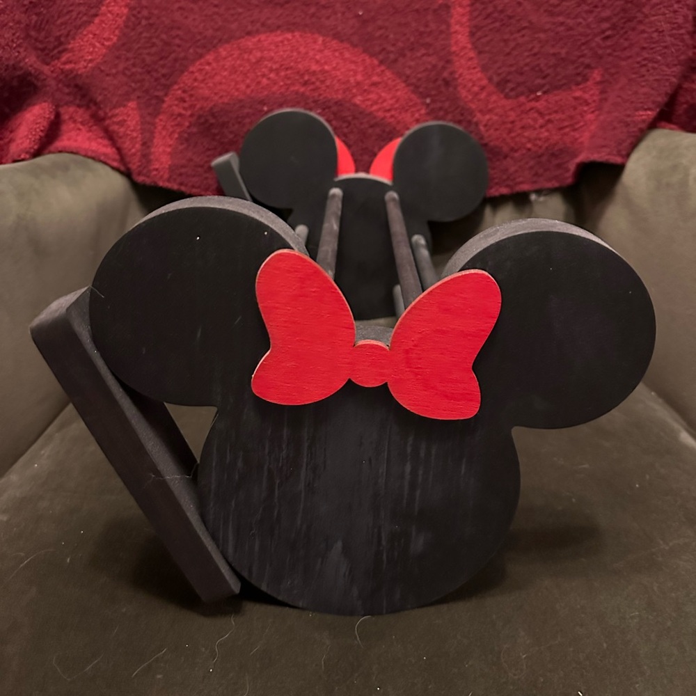 Handmade Wall Mountable Disney Ears Rack